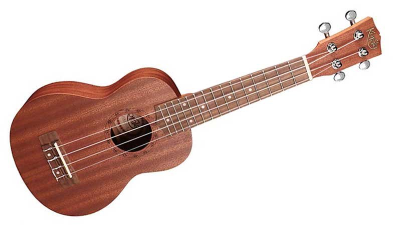Korala UKS-110 Soprano Ukulele with One Finger Songbook